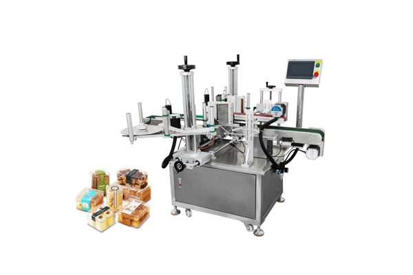 食品盒雙轉(zhuǎn)角貼標機